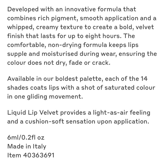 🌹Burberry Oxblood Liquid Velvet Lipstick🌹 - Picture 4 of 7